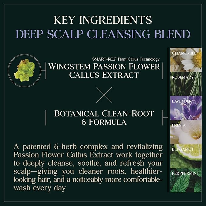 Deep Cleansing Botanic Cellcare Shampoo 500ml, 16.90 fl oz | Sulfate-Free, Paraben-Free and Color-Safe | pH Balancing
