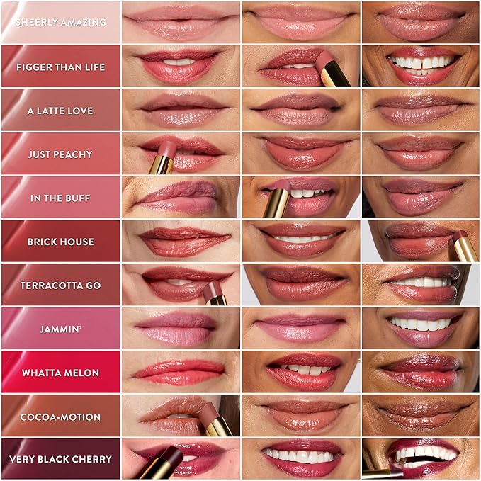 LAURA GELLER NEW YORK Jelly Balm Moisturizing Tinted Lip Balm - Brick House - Hydrating Vitamin E - Semi-Shine Finish