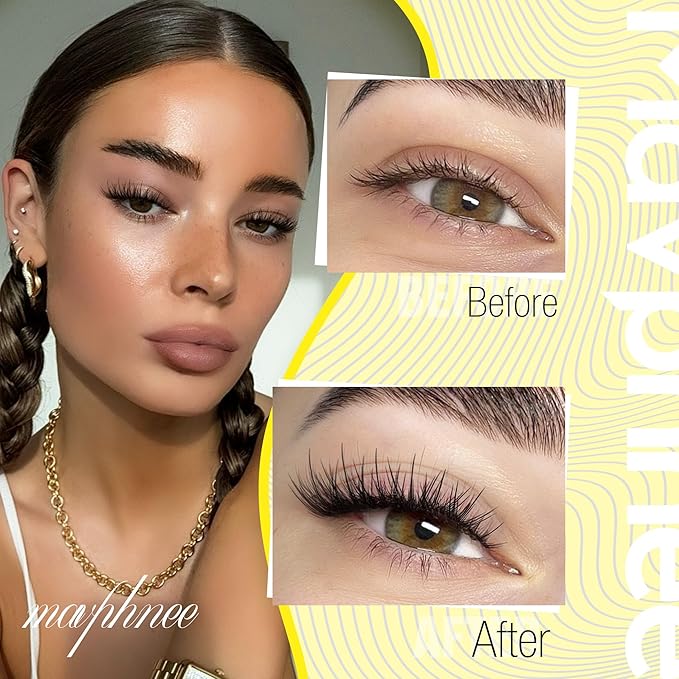Wispy Lash Clusters Spiky Eyelash Extensions Fairy Lash Extension CC-Curly Cluster Lashes Individuals Natural Look DIY Eyelash Clusters Wet Look Soft Featherlight 10-16MM