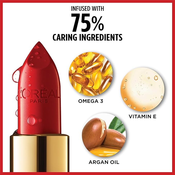 L'Oreal Paris Makeup Colour Riche Original Creamy, Hydrating Satin Lipstick, 860 Spice,1 Count (Pack of 2)
