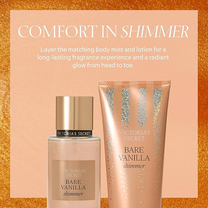 Victoria's Secret Bare Vanilla Shimmer 8.4oz Mist