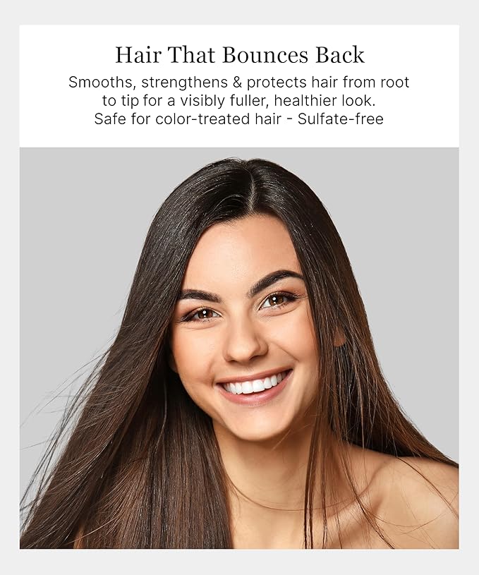 Fortifying Conditioner - Deep Conditioner for Women & Men with Human Stem Cell Extract - Strengthens, Detangles & Adds Shine for Thinning or Fine Hair - Safe for Color-Treated Hair - 8 oz