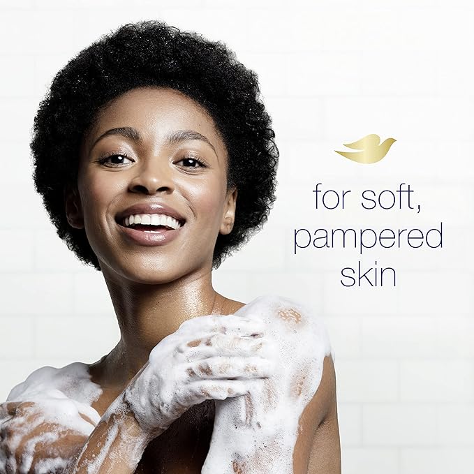 Dove Beauty Bar Soap Shea Butter, 8 Bars for Nourished, Radiant Skin, Enriches Skin 3.75 oz