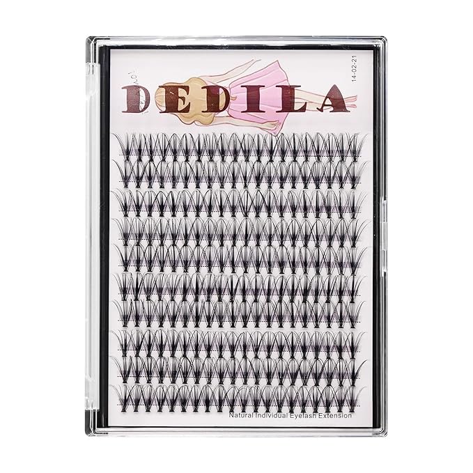 8-22mm to Choose 20D/40D/60D/80D/100D Individual False Eyelashes Makeup Cluster Eyelashes Thickness 0.07mm D Curl Natural long Black Soft 3D Eye Lashes Extensions (20D-11mm)