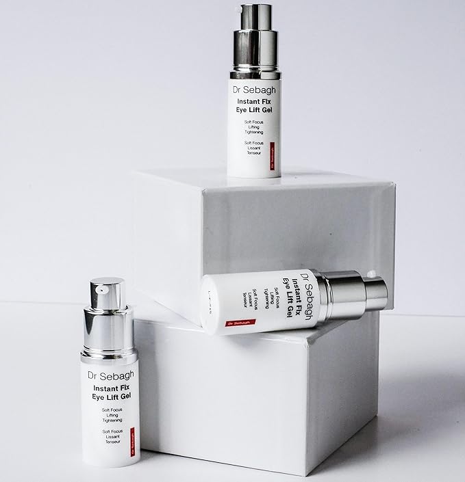 Dr Sebagh Instant Fix Eye Lift Gel (0.51 fl oz) - Fast-Absorbing Under Eye Moisturizer & Eyecream for Dark Circle - Hollow Eyes Treatment & Under Eye Plumper - Instant Tightening Eye Cream