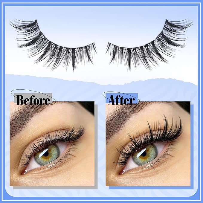 Manga Lash Clusters Spiky Cluster Eyelash Extensions Cat Eye Anime Individual Lashes Natural Lash Extension Clusters Wispy Eyelash Clusters 120 Pcs CD-Curly Cluster Lashes by Mavphnee