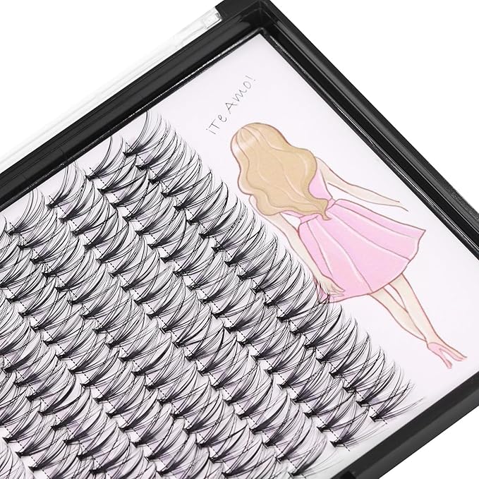 8-22mm to Choose 20D/40D/60D/80D/100D Individual False Eyelashes Makeup Cluster Eyelashes Thickness 0.07mm D Curl Natural long Black Soft 3D Eye Lashes Extensions (20D-11mm)