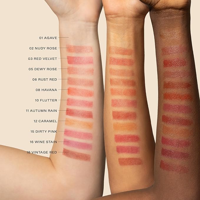 Melixir Vegan Lip Butter (12 Colors), Hydrating Tinted Lip Balm Stick, Bee-Free, Petrolatum-Free, Plant-Based, Moisturizes Dry & Chapped Lips With Shea Butter, Sheer, Natural Finish - #11 Autumn Rain