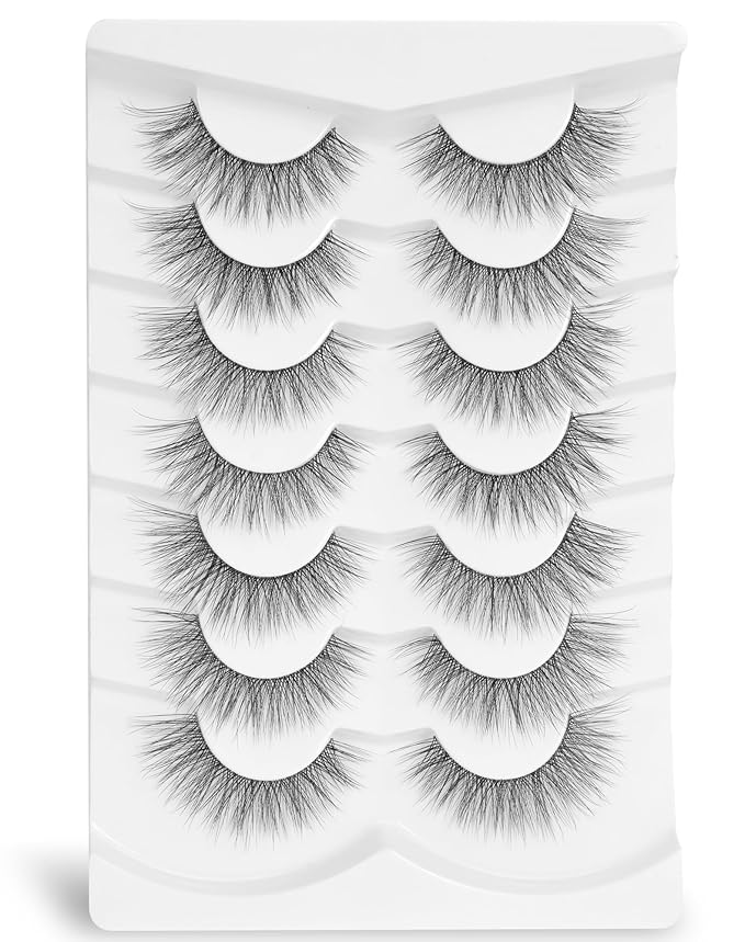 Lashes Wispy False Eyelashes Mink Lashes Natural Lashes Fake Lashes Strip Lashes Cat Eye Lashes Natural Eyelashes K20