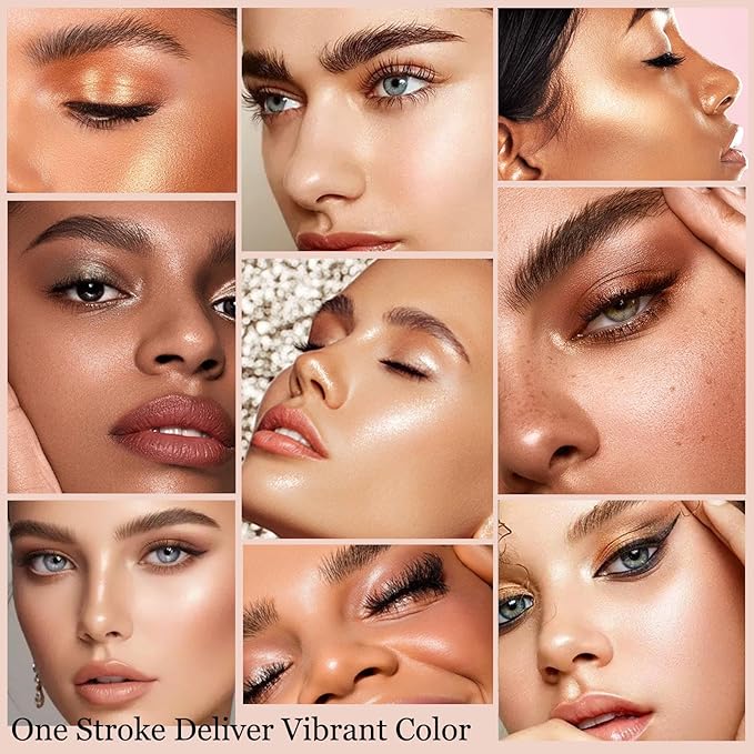 Cream Eyeshadow Stick Blendable Shimmer Eyeshadow Long Lasting High Pigment Eye Shadow Sticks,Waterproof Hypoallergenic eyeshadow Pencil (16#)