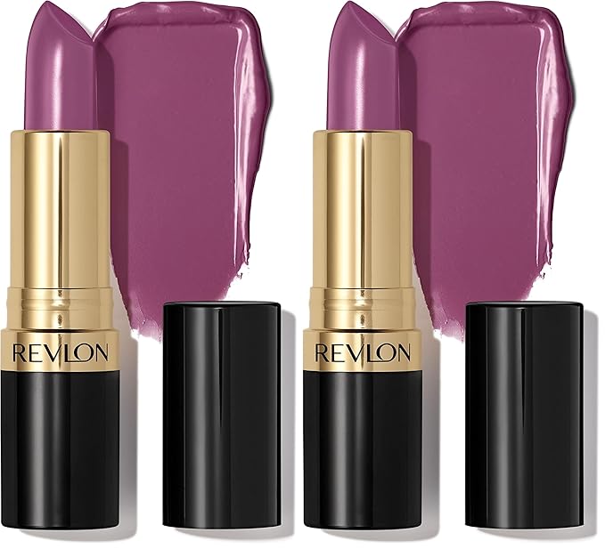 REVLON Super Lustrous Lipstick, Creamy Formula For Soft, Fuller-Looking Lips, Moisturized Feel, 660 Berry Haute, 0.15 oz (Pack of 2)