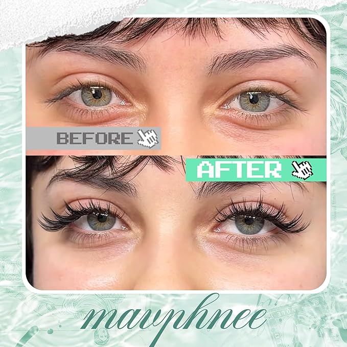 Fairy Lash Clusters Spiky Cluster Eyelash Extensions Anime Individual Lashes Natural Lash Extensions Wispy Cluster Lashes Clean Beauty 126Pcs Eyelash Clusters On-The-Go Lash Pack (10-16MM, C-Curly)