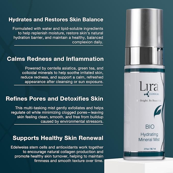 Lira Bio Hydrating Mineral Mist, 2.0 Fluid Ounce