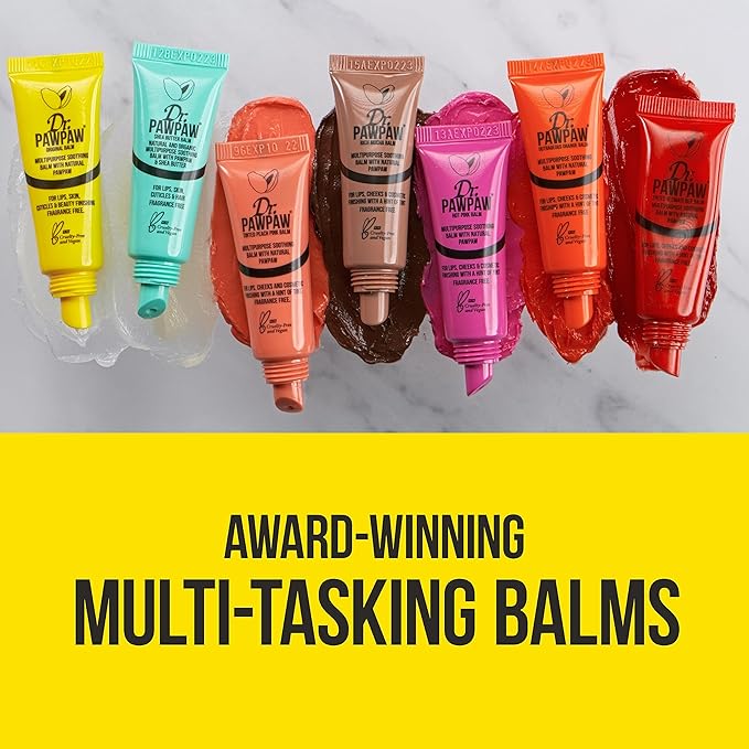 Dr. PawPaw Multipurpose Original Balm - Hydrating Lip Balm with Pawpaw, Aloe Vera and Olive Oil - Lip Moisturizer for Lips, Skin and Hair - 0.33 oz