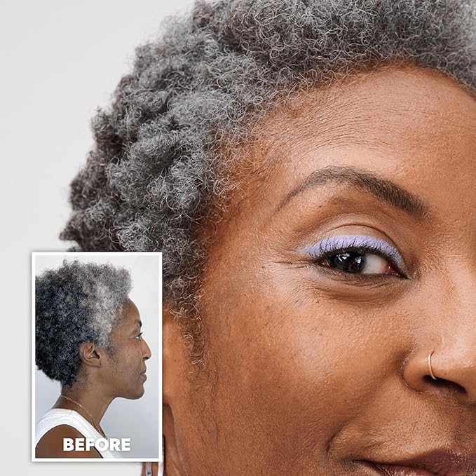 ion Brilliant Grey 6AV Medium Grey Pearl Demi Permanent Crème Hair Color, Fade Resistant & PPD Free 2.05 Oz