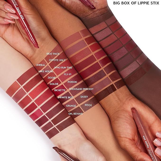 ColourPop Lippie Stix - Long-Lasting Matte Lipstick Formulated with Vitamin E & Shea Butter for All Day Moisture - Rich, Dark Terracotta Lipstick - Paraben and Sulfate Free - Ziggie (0.4 oz)