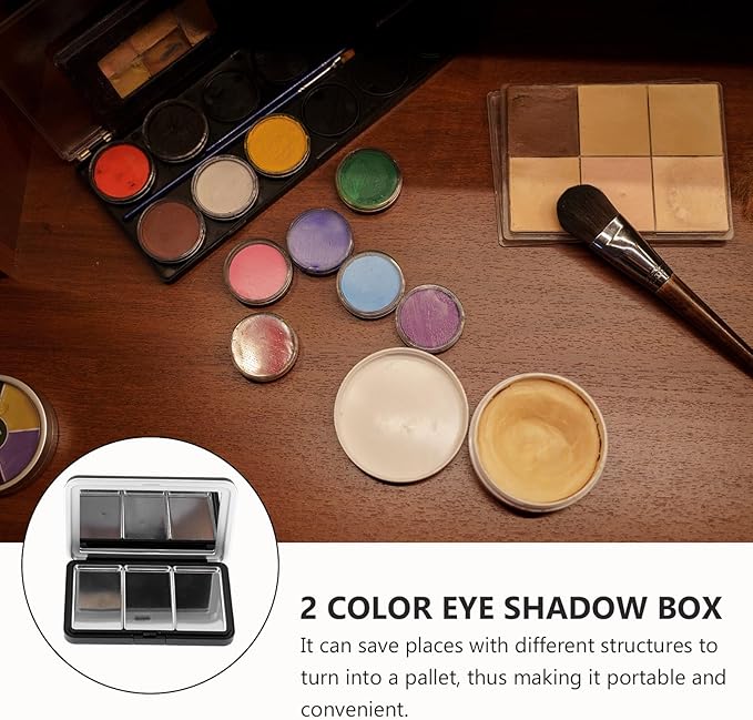 Luxshiny Empty Eyeshadow Palette: Refillable Magnetic Makeup Palette with Mirror for Eyeshadow Powder Blush Lipstick Highlight - Compact Travel Size
