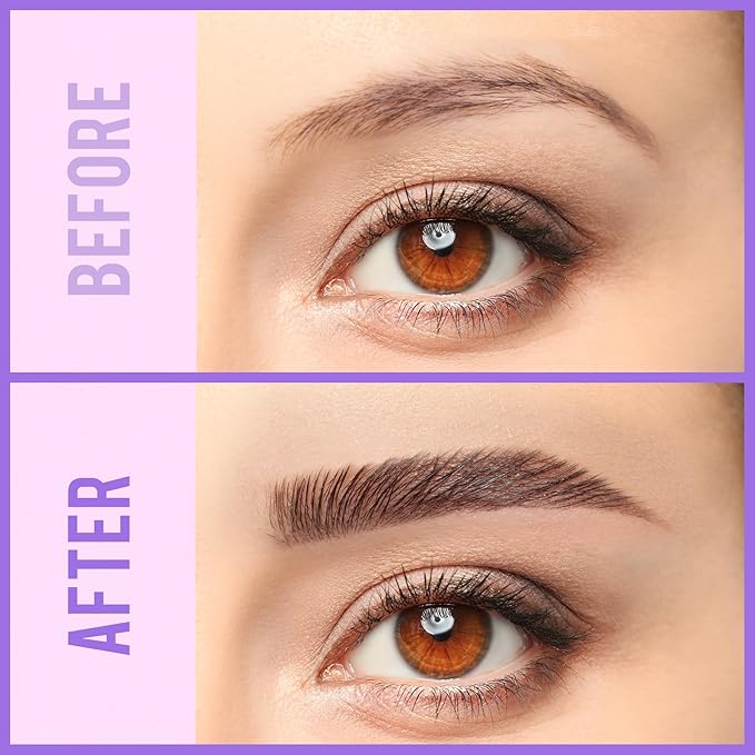 iMethod Eyebrow Pen and Eyebrow Gel - Eyebrow Pencils for Women with 4-Fork-Tip & Brow Gel Clear, Magical 2-in-1 Dual-Ended Brow Pen for Fuller-Looking Defined Brows, Stay All Day, Dark Brown