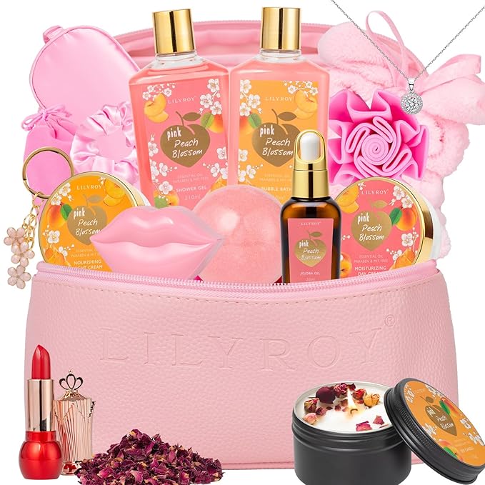 Christmas Gifts for Women Gift -20-Piece Luxury Bath and Body Gift Bath Gift Set for Women, Spa Gift Sets | Perfect for Mothers Day, Birthday Gifts, Anniversary, Holiday Gift for Her, Gifts for Mom