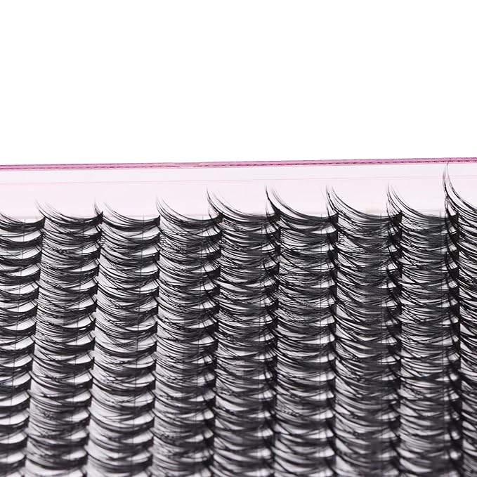 8-22mm to Choose 20D/40D/60D/80D/100D Individual False Eyelashes Makeup Cluster Eyelashes Thickness 0.07mm D Curl Natural long Black Soft 3D Eye Lashes Extensions (Kit-20D-40D lashes)