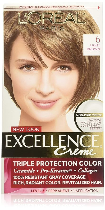 L’Oreal ParisExcellence Creme, Light Brown [6] 1 Each (Pack of 6)