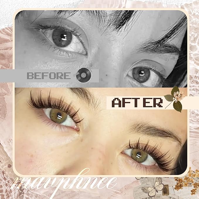 Brown Eyelash Clusters Manga Lash Clusters Spiky Cluster Eyelash Extensions Dark Brown Anime Individual Lashes Fairy Cluster Lashes Easy Application for Beginners (10-16MM, C-Curly)