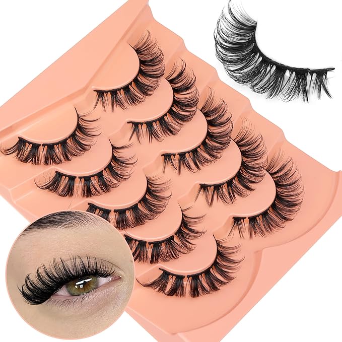 Lash Clusters Kit DIY Individual Eyelashes Extensions with Lash Bond and Seal Remover Natural Cluster Lashes Wispy Eyelashes Extension Kit by Eefofnn