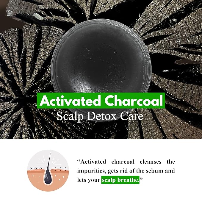 BEAUTE SEOUL Co-Wash Conditioner Bar for Curly Hair - Tea Tree & Charcoal Solid Cleanser for Dry Scalp, Buildup Removal & Moisture – Sulfate-Free, No Silicones, All Hair Types, 3.17oz