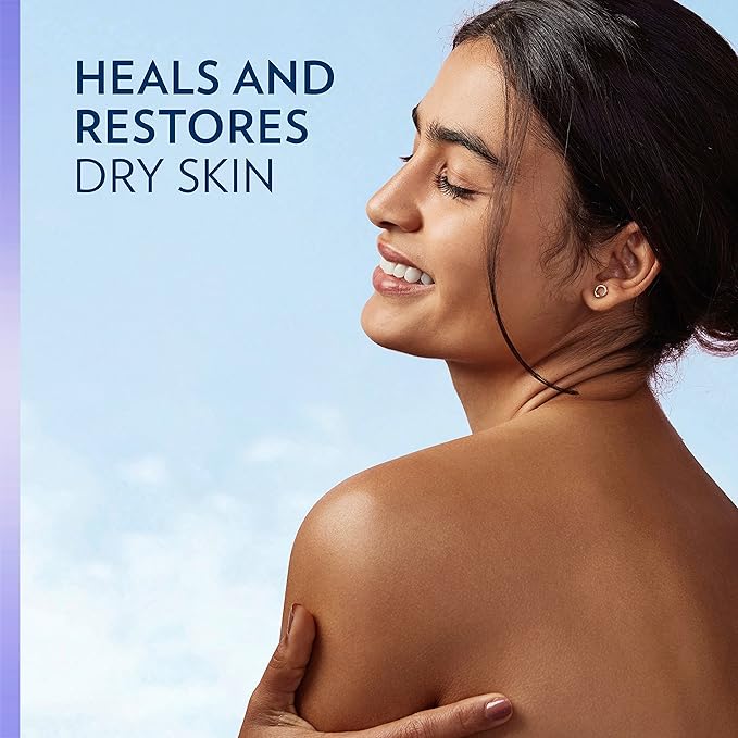 Vaseline Intensive Care Calm Healing Body Lotion 4 Count for Dry Skin Lotion Made with Ultra-Hydrating Lipids and Lavender Extract to Heal and Restore Dry Skin 20.3 Oz