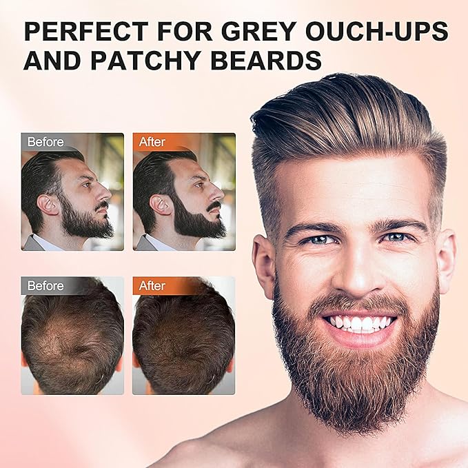 Root Touch Up Hair Color,Instantly Root Cover Up Hairline Shadow Powder,Thinning Hair for Women Eyebrows, Gray Hair Coverage Touch Up Hair Powder For Men Beard Line,Bald Spots (White)