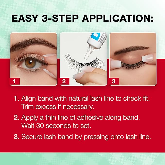 Ardell Wispies Eyelashes Holiday Lash Set – 3 Pairs of False Eyelashes Includes Natural Wispy Lashes, Demi Wispies & 113, Reusable Strip Lashes Gift Set