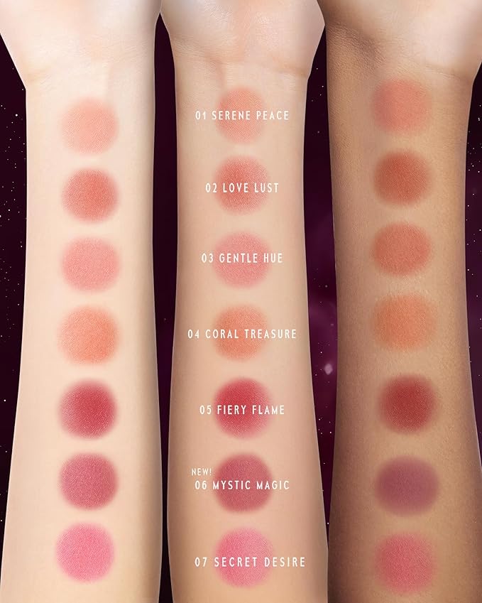 Liquid Blush Makeup for Cheeks, Natural Matte Finish, Blush Tint Stick, Multi-Use, Long-Lasting Lip & Cheek Makeup, Lightweight (01 SERENE PEACE)