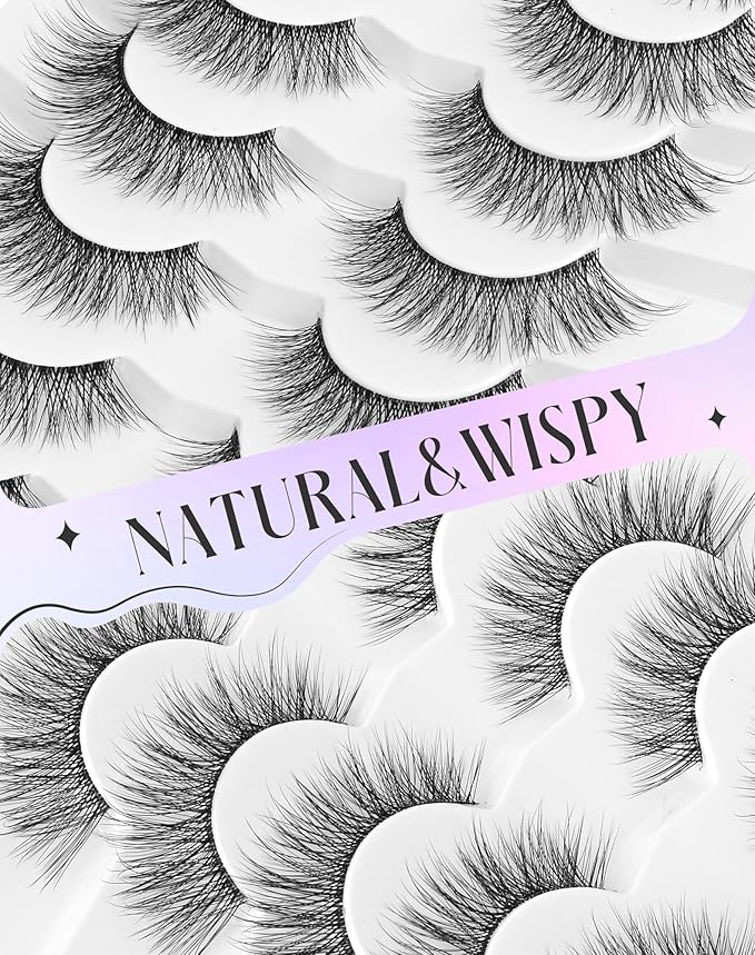 Lashes Wispy False Eyelashes Mink Lashes Natural Lashes Fake Lashes Strip Lashes Cat Eye Lashes Natural Eyelashes K20
