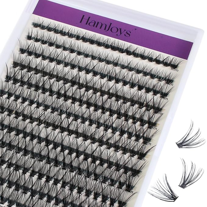 Cluster Lashes 240pcs 30D DIY Eyelash Extension C Curl Long Individual Lashes Mixed Tray Faux Mink Lash Clusters Extensions 0.07 Black (30D-0.07C-9-16mm)