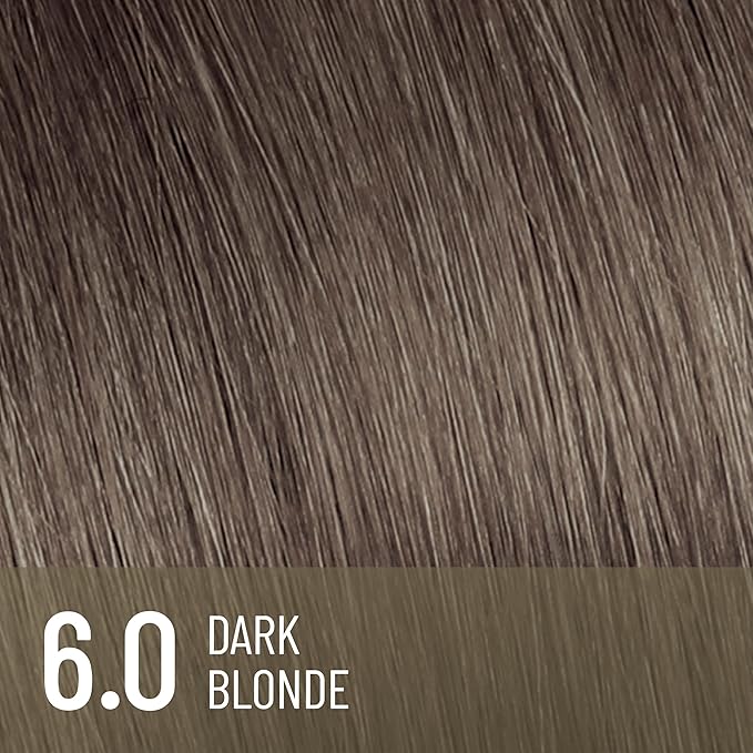 Il Salone Milano Plex Rebuilder Permanent Hair Color Cream - 6.0 Dark Blonde Hair Dye Kit - Professional Salon - Premium Quality - Protects and Restructures - Paraffin, Paraben, Ethyl Alcohol Free