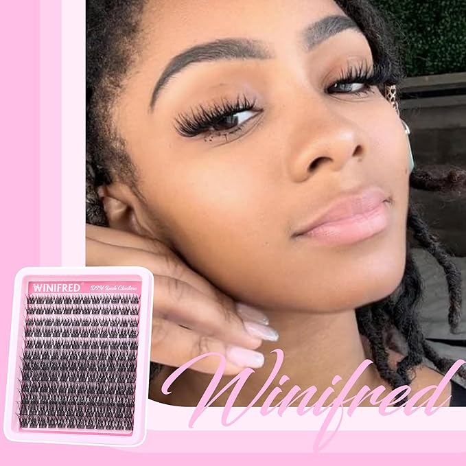 Natural Lash Clusters Wispy Eyelash Clusters Natural Look Cluster Eyelash Extensions C Curvature Lash Extension Individual Lashes Faux Mink Cluster Lashes by Winifred