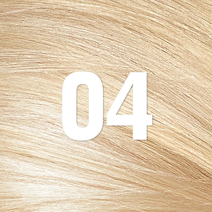 Revlon ColorSilk with Bond Repair Complex, Blonde Permanent Hair Color, 100% Gray Coverage, Ammonia Free Hair Dye, Vegan Keratin, 04 Ultra Light Natural Blonde (Pack of 3)