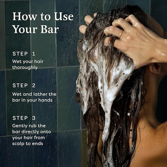 The Earthling Co. Shampoo & Conditioner Bar Set - Promote Hair Growth, Strengthen & Volumize All Hair Types - Paraben & Sulfate Free Formula with Natural Ingredients for Dry Hair (Vanilla Coconut)
