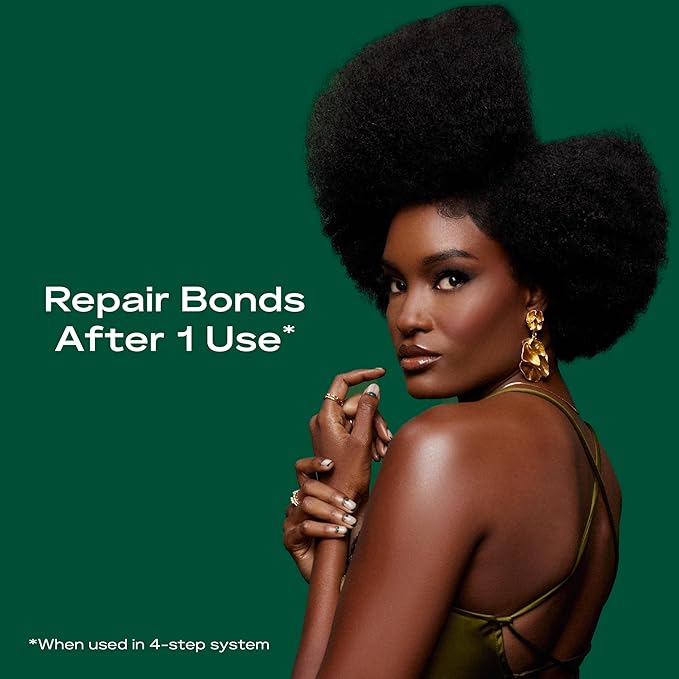 SheaMoisture Bond Repair Shampoo, Conditioner, Leave-In, & Masque 4 Pk Alma Oil to Strengthen Hair with Restorative HydroPlex Infusion