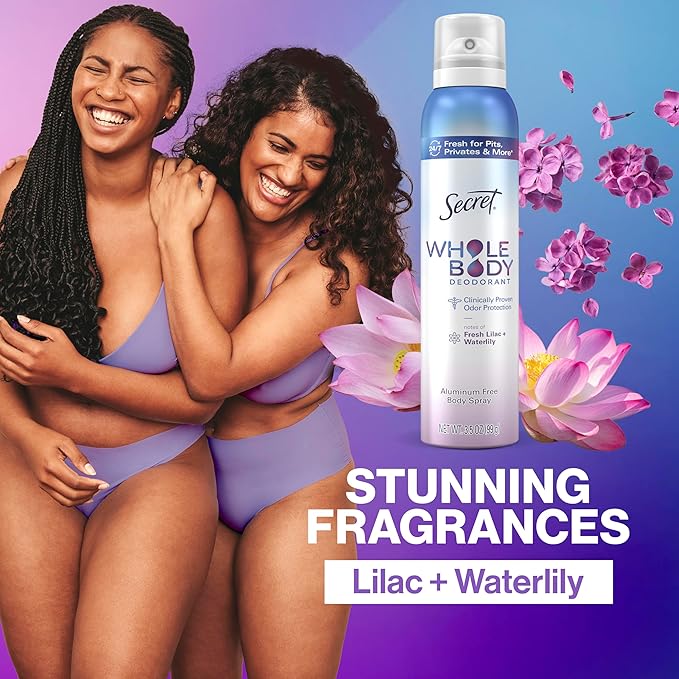 PENDING Sec Body Spray Lilac&Wtrlily 12/3.5oz