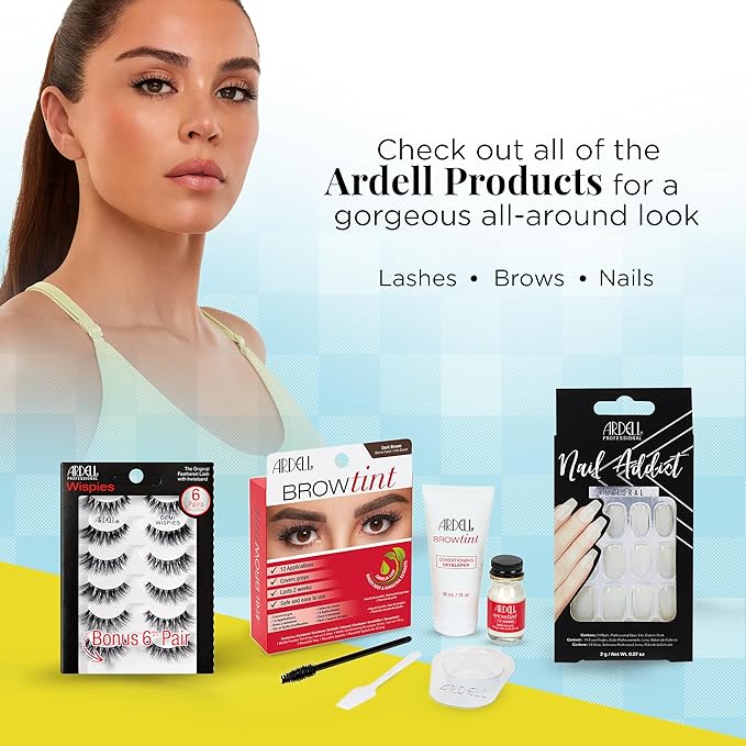 Ardell Active Lash Pump’n – Sweat-Resistant Natural Look False Eyelashes with Bonus DUO Adhesive, Strip Lashes for Active Lifestyles, Holiday Gift Set, 3 Pairs