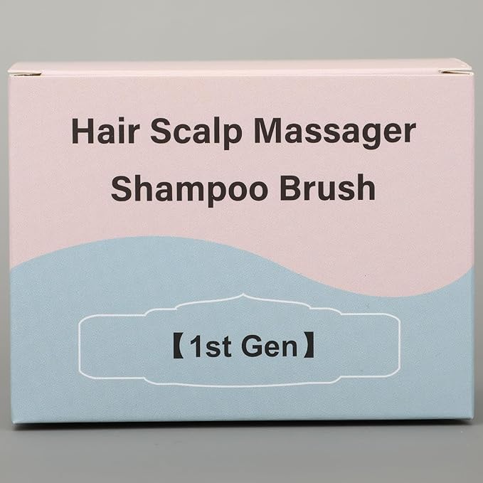 FREATECH Massager Shampoo Brush with Soft Silicone Bristles for Scalp Care, Shower Hair Scalp Scrubber Exfoliator for Dandruff Removal and Hair Growth, Wet & Dry for Men, Women and Kids, Pink