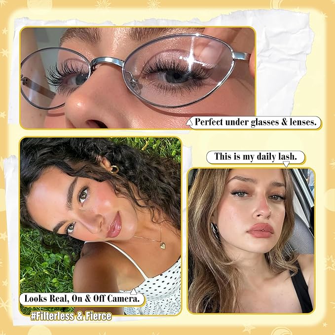 Short Lash Clusters Natural Cluster Eyelash Extensions 8-10-12MM Clear Band Cluster Lashes Extensions Wispy Individual Lashes CC-Curly Eyelash Clusters Pestañas Postizas Naturales 144Pcs DIY Lashes