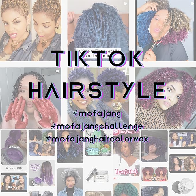 Orange Temporary Hair Dye Wax Natural Instant Hair Color Wax Pomades 4.23 oz,Hair Styling Clay for Party, Cosplay, Halloween,Christmas