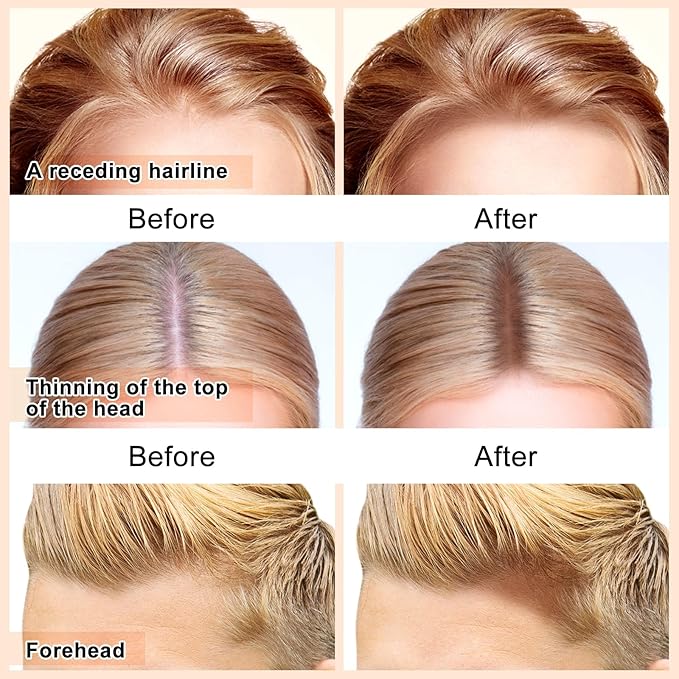 Boobeen Hairline Powder Stick, Hair Shadow Concealer for Thinning Hair, Waterproof Root Touch-Up to Quickly Cover Grey and Conceal Hair Loss