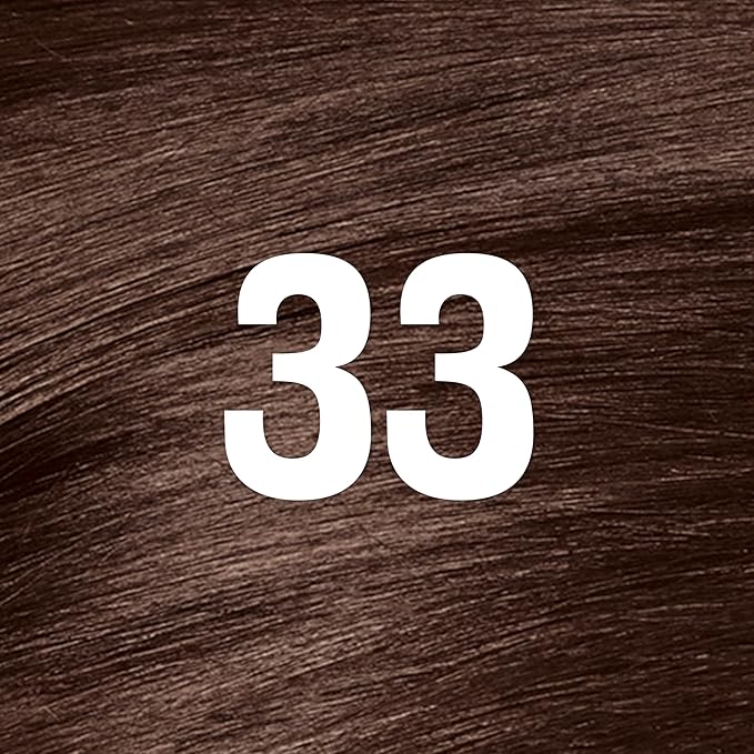 Revlon ColorSilk with Bond Repair Complex, Brown Permanent Hair Color, 100% Gray Coverage, Ammonia Free Hair Dye, Vegan Keratin, 33 Dark Soft Brown (Pack of 3)