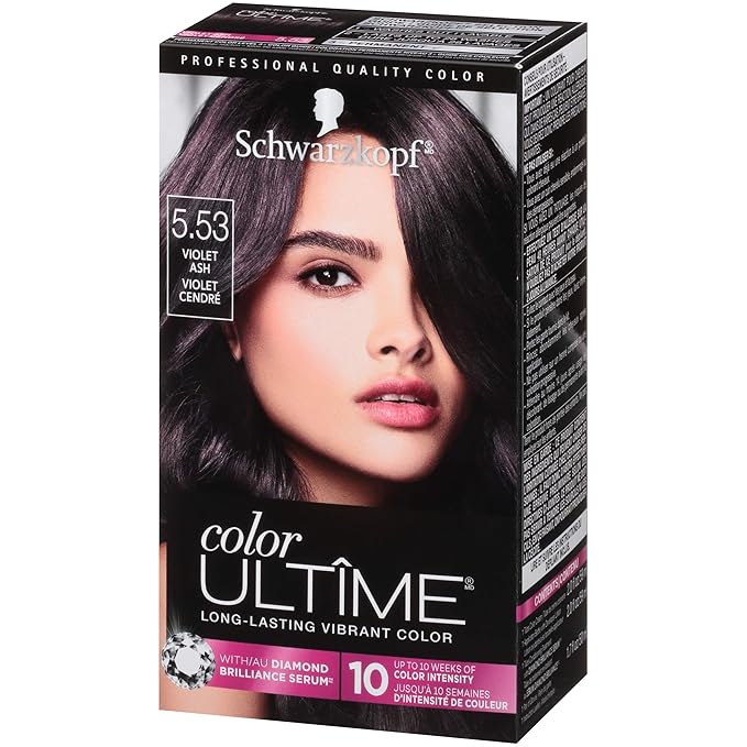Schwarzkopf Color Ultime Permanent Hair Color Cream, 5.53 Violet Ash