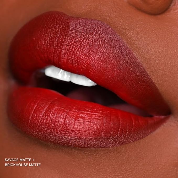The Lip Bar - Nonstop Liquid Matte Lipstick, Brickhouse (Soft Brown) - High Pigment - One Swipe - Long Lasting - Jojoba Oil & Vitamin E - Vegan & Cruelty Free - Makeup & Cosmetics - .24 fl oz