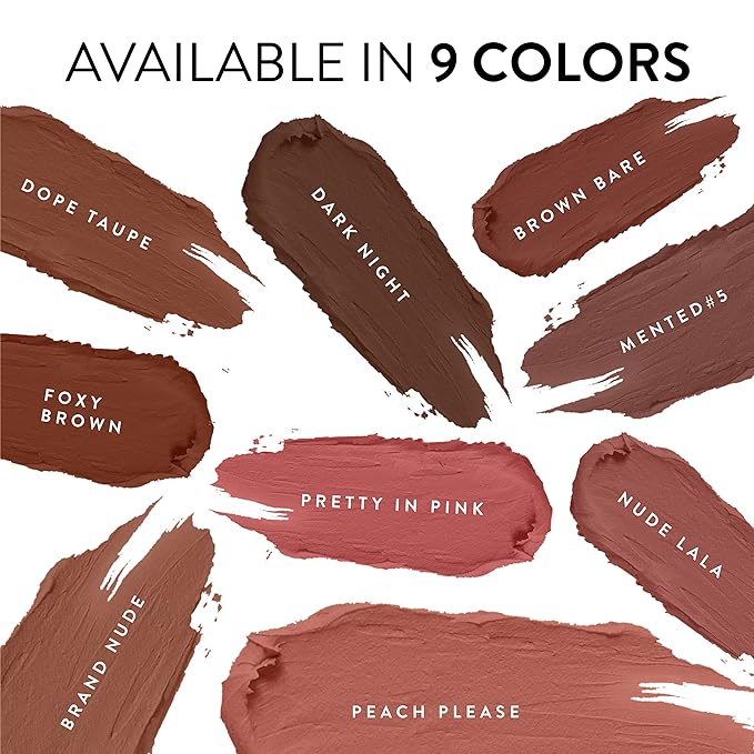 Mented Cosmetics Nude Lipstick for Women, Semi-Matte Long-Lasting Lip Stick, Moisturizing Vegan, Paraben & Cruelty-Free, Enhances All Complexions, Perfect for Everyday Makeup, Mented No. 5