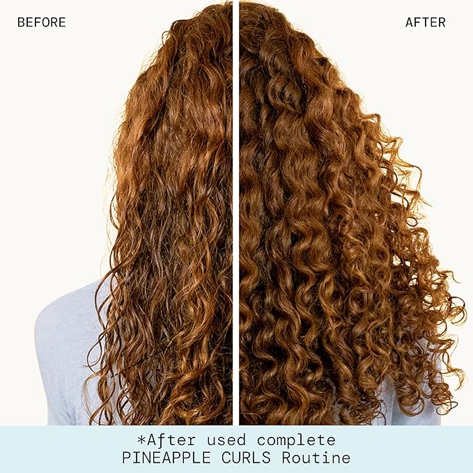 Pacifica Beauty 12.0 Fl Oz Pineapple Curls Curl Enhancing Shampoo - Hydrating & Frizz Control with Argan Oil & Hyaluronic Acid, Vegan + Cruelty Free